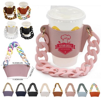 PU Leather Coffee Cup Sleeve