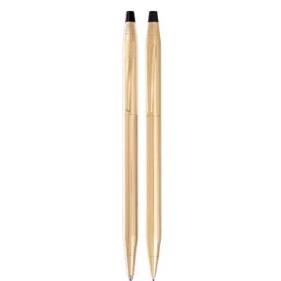 Classic Century 23KT Gold Plate Ballpoint Pen and 0.7mm Pencil Set