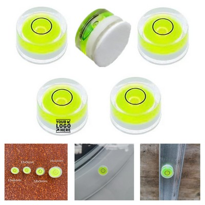 Small Circular Double Sided Adhesive Bubble Spirit Level