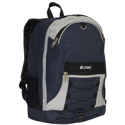 Everest Two Tone Backpack w/Mesh Pockets