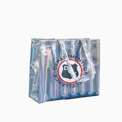 Waterproof Laser Column Tote Bag