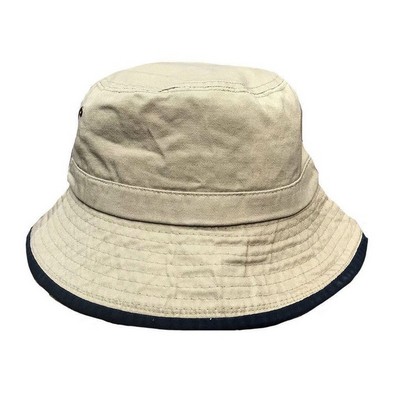 Nissun Bucket Hat w/Trim