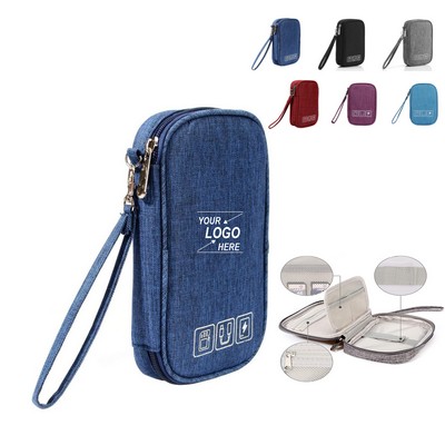 Travel Electronics Organizer Bag