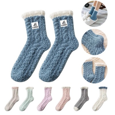 Soft Cozy Fluffy Slipper Socks