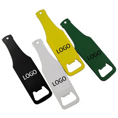 Bottle Shaped Stainless Steel Bottle Opener