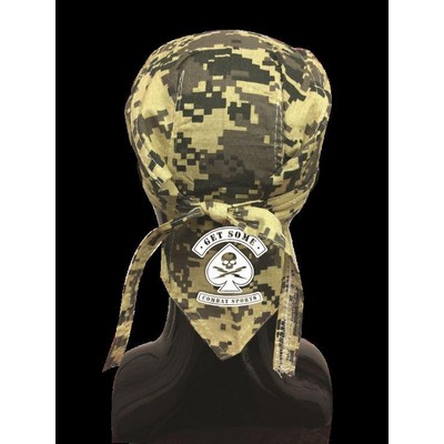 Camouflage Hav-A-Danna® Bandanna Cap - Skull Cap, Motorcycle Cap, Scrub Cap, Bikers Skull Cap, DuRag