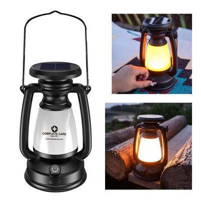 Retro Solar Camping Lantern