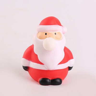 TPR Santa Claus Bubble Blowing Stress Relief Toy