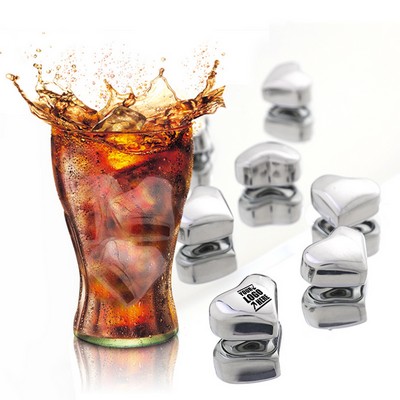 Heart Shaped Stainless Steel Ice Cube