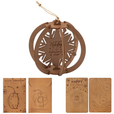 Wood Puzzle Ornament Kit