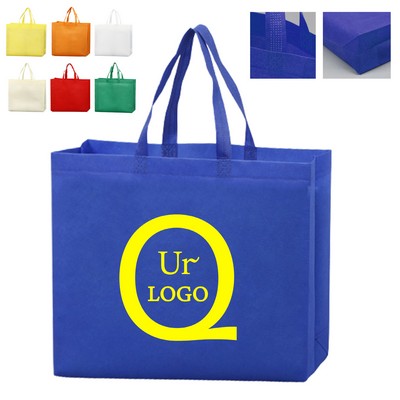 13.78 X 17.71 X 4.72 Inch Non Woven Grocery Tote