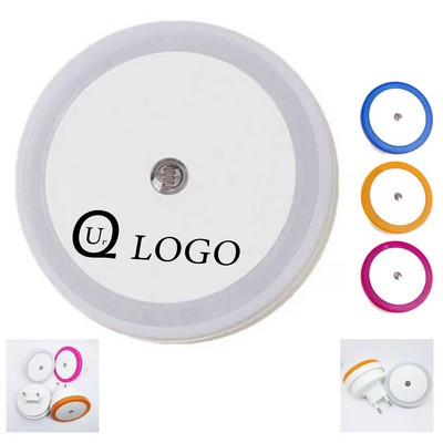 Body Sensor Round Plug-In Night Light