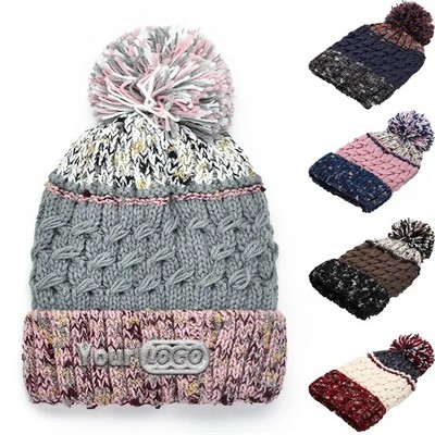 Colorblock Knitted Beanie