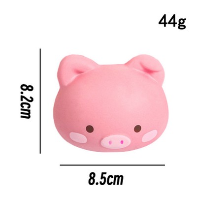 Slow-Rebound Pig Head Stress Toy