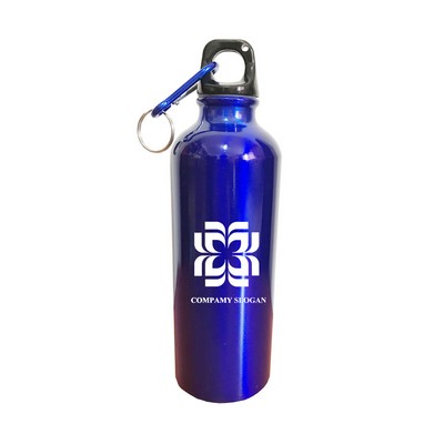 17oz Aluminum Water Bottle with Carabiner