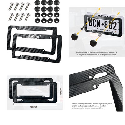 Black License Plate Holder