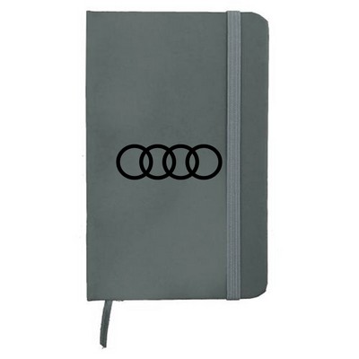 PU Notebook with One-Color Pad Print on cover