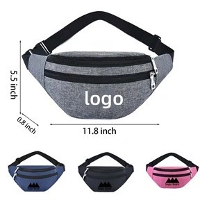 Hipster Sports Running Polyester Waist Belt Fanny Pack