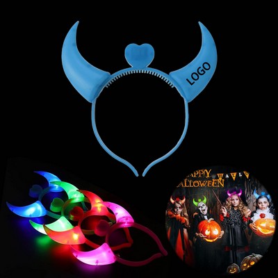 LED Horns Headband