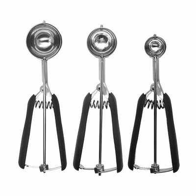 Three-Piece Ice Cream Scoop Set