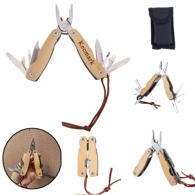 Multi-Function Mini Pocket Wooden Pliers