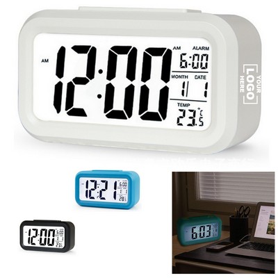 Rechargeable Digital Alarm Clock with USB Charging