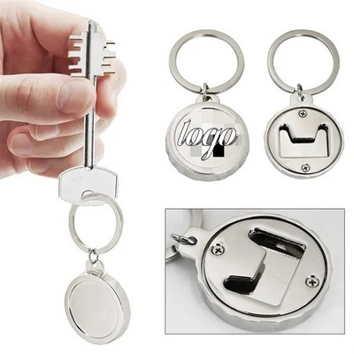 Beer Cap Bottle Opener Keychain