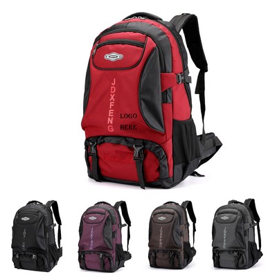 Large-Capacity Nylon Backpack Mountaineering Bag