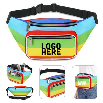 Rainbow Crossbody Fanny Pack