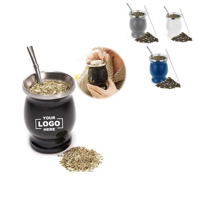 Traditional Yerba Mate Tea Cup