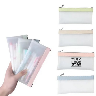 7-Inch Clear Storage Pencil Pouch