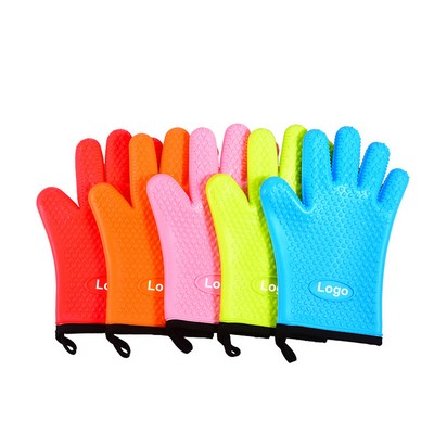 Pot Holder Silicone Cotton Gloves