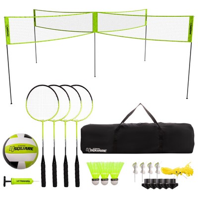 Escalade Sports Triumph Sports - 4 Square Volleyball/Badminton Combo