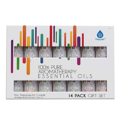 Pursonic 14 Pack Of 100% Pure Essential Aromatherapy Oils