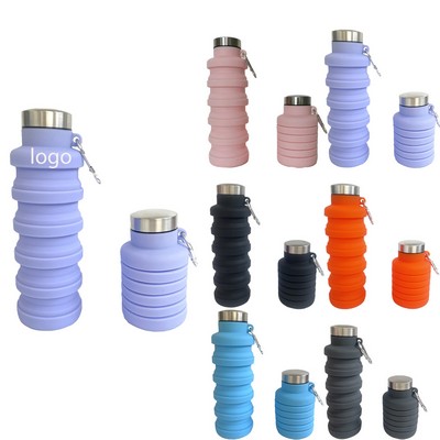 Collapsible Water Bottle Reuseable Silicone Water Bottles