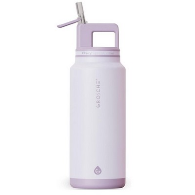 GROSCHE ALPINE Flip n' Sip 40 oz Stainless Steel vacuum insulated flask - Lavender