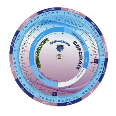 Scheduling Wheel Chart Calendar