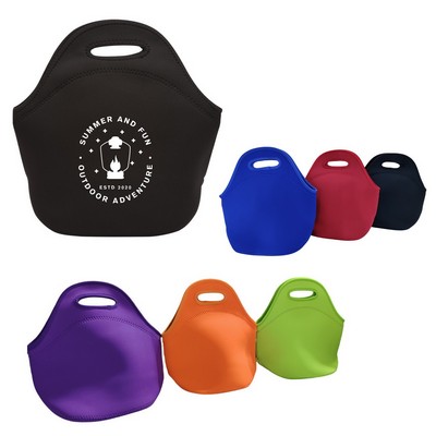 Lightweight Insulated Neoprene Lunch Tote Bag For Work or School