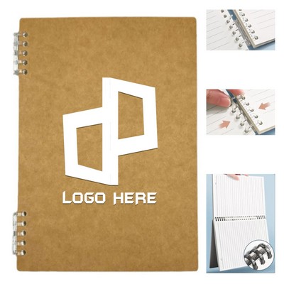 B5 Kraft Cover Spiral Notebook