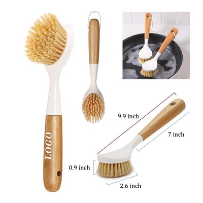 Dish Brush W/ Bamboo Handle