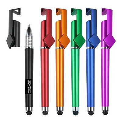 3-in-1 Ballpoint Pen with Stylus and LED Light