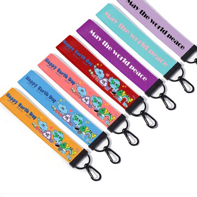 Full Color Wristbands Keychain