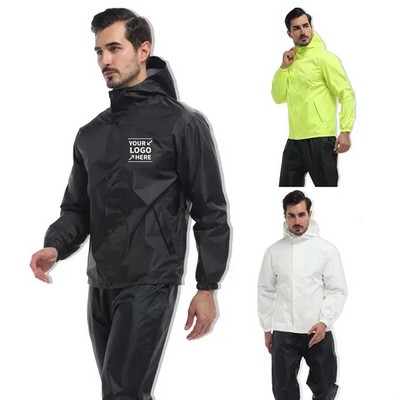 Lightweight Double Layer Unisex Raincoat