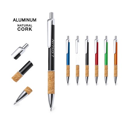 ECO-Cork & Bamboo Stylus Touch Ballpoint Pen