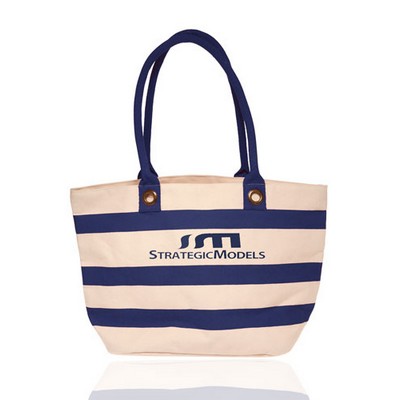 Stripe Seaside Tote Bags