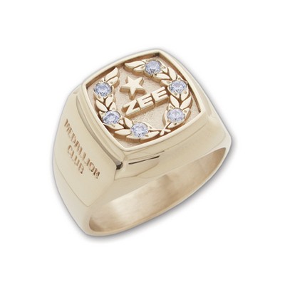 Ultima Series Men's Signet Ring with Metal Insert