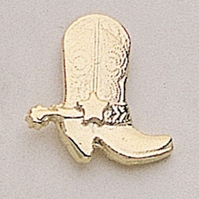 Cowboy Boot Marken Design Cast Lapel Pin (Up To 3/4")