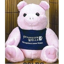 Continental Series Pig Stuffed Animal w/Shirt (6")