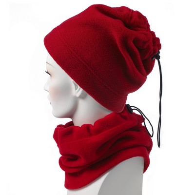 Red Fleece Neck Gaiter