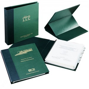 Book Cloth Die Cut Version Executive Portfolio Wrap